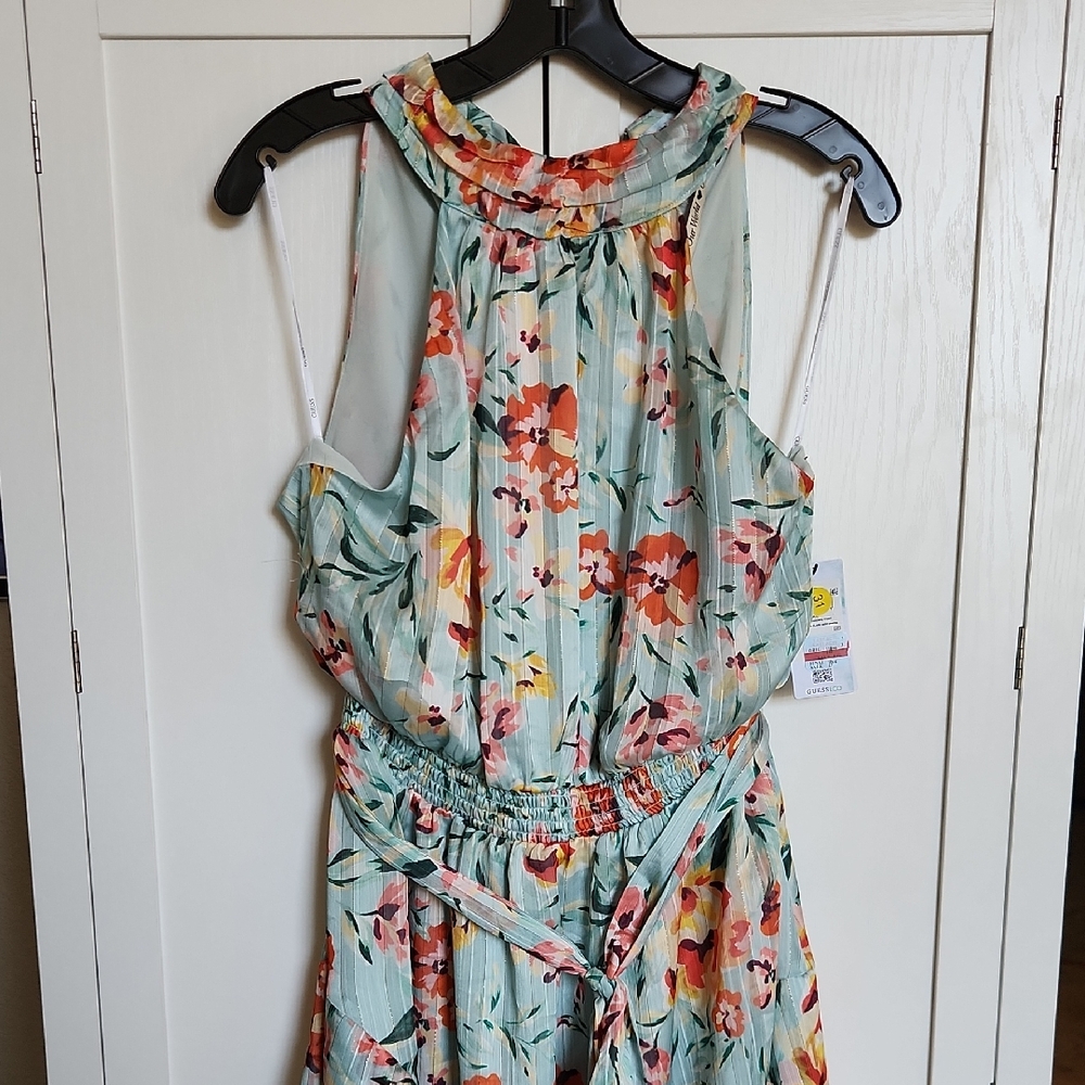 Guess Floral Sleeveless Dress - Multicolor